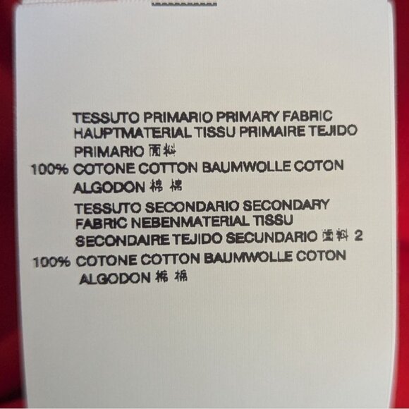 Dsquared2 Red Men's T-Shirt - Size Large Like New - Picture 5 of 6